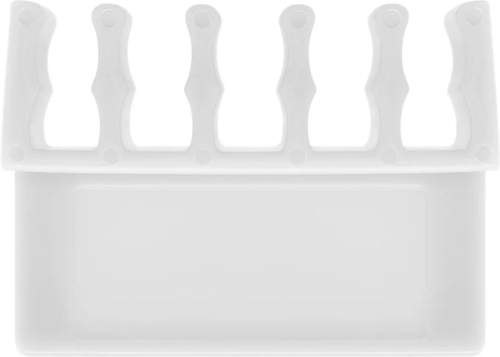 Cleme pentru gestionarea cablurilor cu 5 sloturi Goobay set 2buc alb