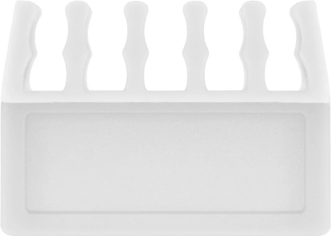 Cleme pentru gestionarea cablurilor cu 5 sloturi Goobay set 2buc alb