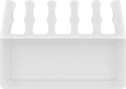 Cleme pentru gestionarea cablurilor cu 5 sloturi Goobay set 2buc alb