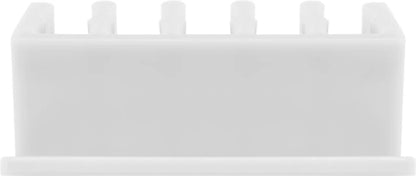 Cleme pentru gestionarea cablurilor cu 5 sloturi Goobay set 2buc alb