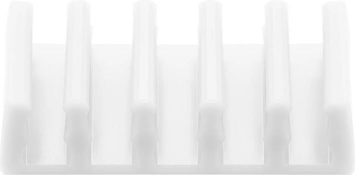 Cleme pentru gestionarea cablurilor cu 5 sloturi Goobay set 2buc alb