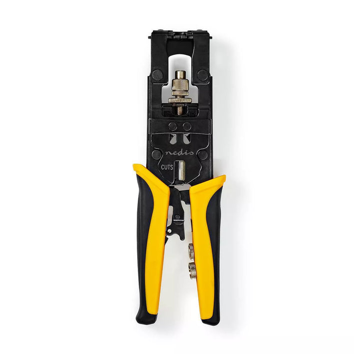 Cleste compresie Nedis conectori F BNC RCA RG58 RG59 RG6 otel calit
