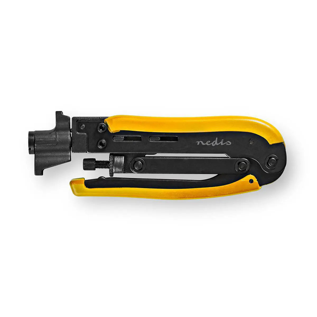 Cleste compresie Nedis CSGG49530YE otel calit pentru conectori F /RG58 /RG59 /RG6 /RG7 /RG11