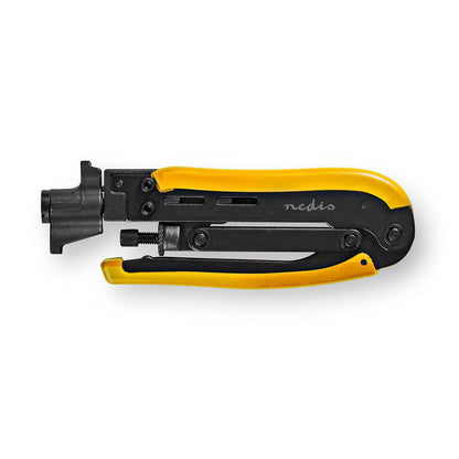 Cleste compresie Nedis CSGG49530YE otel calit pentru conectori F /RG58 /RG59 /RG6 /RG7 /RG11