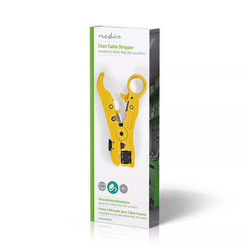 Cleste dezizolare cablu coaxial Nedis RG59 RG6 RG7 RG11