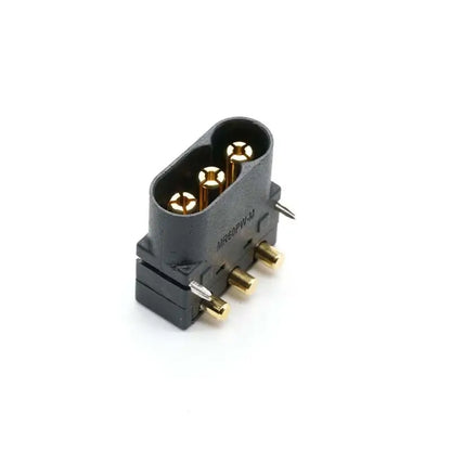 Conector alimentare DC soclu tata MR60 3-pini 35A /600V THT AMASS MR60PW-M