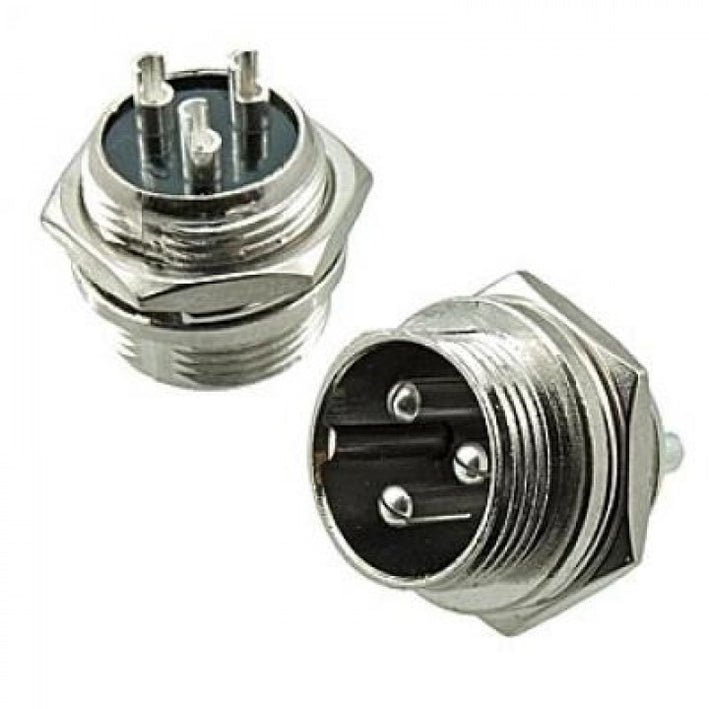 Conector MICROFON MARE 3 Pini set Mama+Tata 20 mm