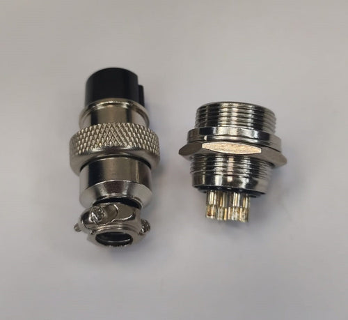 Conector MICROFON MARE 4 Pini set Mama+Tata 20 mm