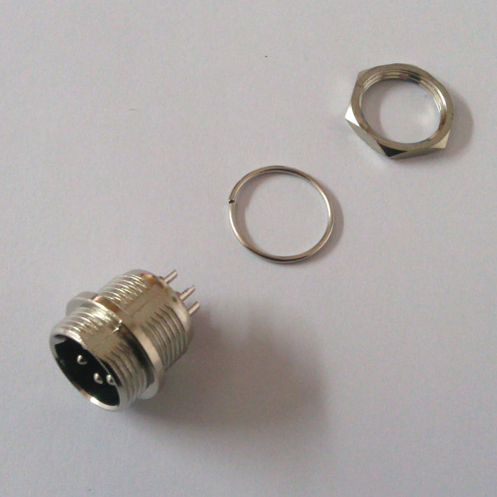 Conector MICROFON MARE 5 Pini set Mama+Tata 20 mm
