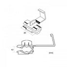 Conector rapid adaugare cablu max 1mm 4.5x20mm rosu