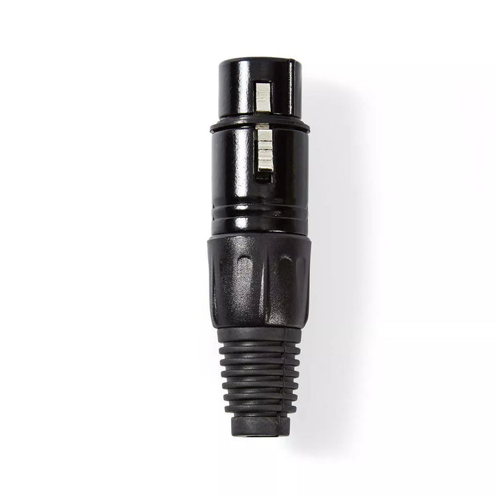 Conector XLR 3-Pin mama negru Nedis