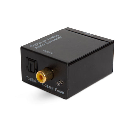 Convertor audio STEREO intrare Toslink/RCA digital la iesire analogic 2x RCA catre amplificator alimentare USB DELIGHT 05147