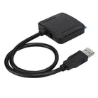 Convertor USB 3.0 la SATA 22pini HDD 2.5" /SSD-uri Plug&Play posibilitate alimentare 12VDC 5.5x2.1mm max.16TB