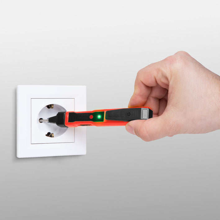 Creion de faza cu functie fara contact lumina/sunet 70-250VAC alimentat cu baterie MAXWELL