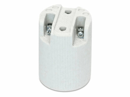 Dulie E14 portelan alb OE-14P Plastrol