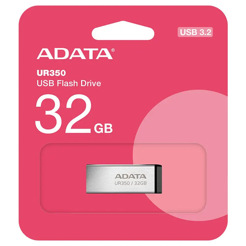 Flash drive metalic ADATA UR350 USB3.2 32GB UR350-32G-RSR/BK