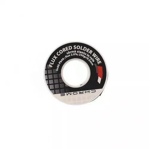 Fludor 250gr 0.5mm Chrome Sn60-Pb40 flux 2.0% cositor