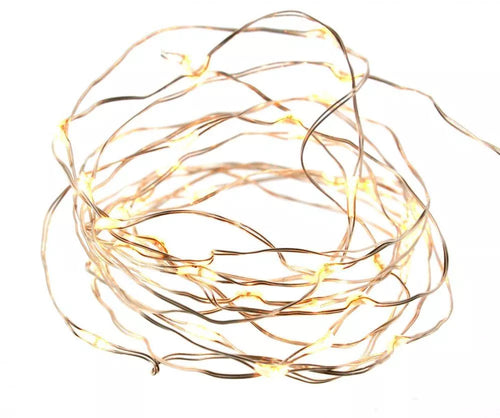 Ghirlanda luminoasa 30 micro LED-uri albe luminozitate ridicata lumina calda WELL