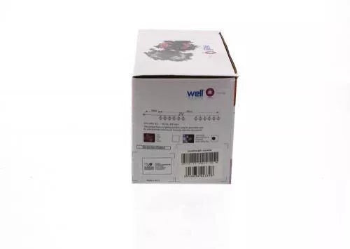 Ghirlanda luminoasa forma de diamant 40 LED-uri albe lumina rece WELL