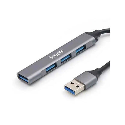 HUB extern SPACER SPHB-USB-4U-01 porturi USB USB3.0 x1 USB2.0 x3