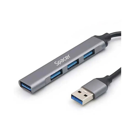 HUB extern SPACER SPHB-USB-4U-01 porturi USB USB3.0 x1 USB2.0 x3