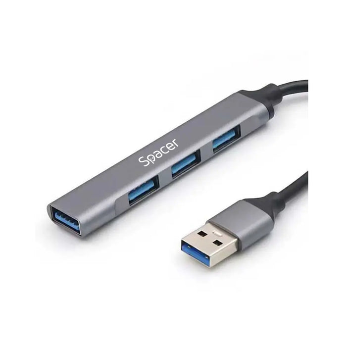 HUB extern SPACER SPHB-USB-4U-01 porturi USB USB3.0 x1 USB2.0 x3