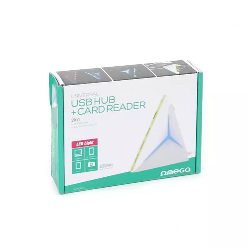 HUB USB 2.0 3 porturi si CARD READER OMEGA