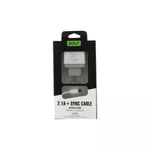 Incarcator 2x USB 2.1A +cablu Micro USB 1.5m VOIAJ Golf U2MSET