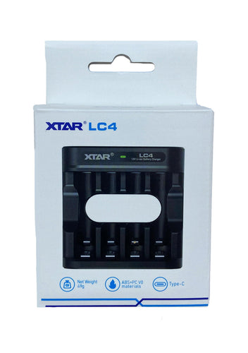 Incarcator 4 acumulatori XTAR LC4 KT 1.5V Li-ion Battery Charger conector USB type C (637)