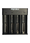 Incarcator acumulatori Li-Ion 3.6-3.7V 4x 18650 18490 18350 17670 14650 14500 10440 16340(RCR123A) 26640 22650 21700 20700 PKCEL