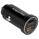 Incarcator auto Kruger&Matz KM0873 12-24V - USB-A /TYPE C QC3.0 PD 38W