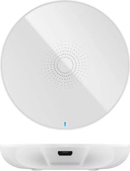 Incarcator fara fir wireless 5W 1A alb pentru dispozitive standard QI Goobay