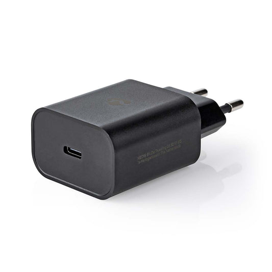 Incarcator retea 3A 1-iesire USB type C PD 18W negru Nedis