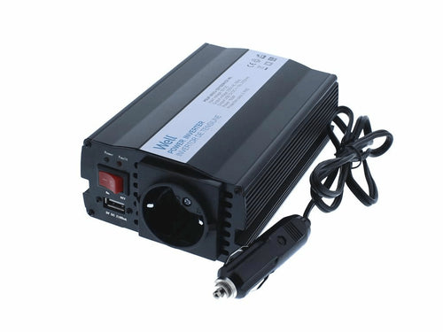Invertor de tensiune 12V-230V 150W si USB 5V 500mA Well