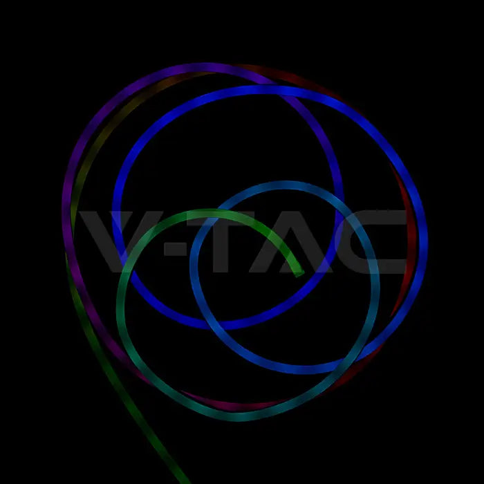 Kit banda LED NEONFLEX MAGIC RGB 5m 5VDC IP20 + telecomanda V-tac SKU-24050
