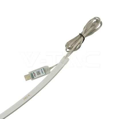 Kit banda LED NEONFLEX MAGIC RGB 5m 5VDC IP20 + telecomanda V-tac SKU-24050