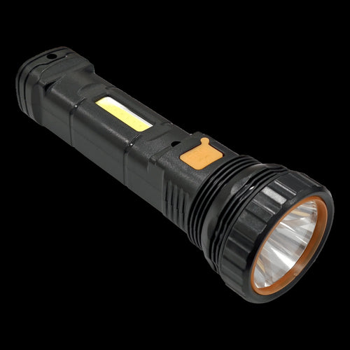 Lanterna LED USB + SOLAR 120lm neagra YF-1128