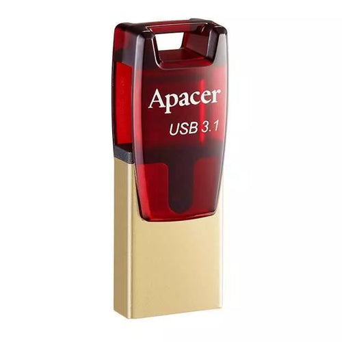 Memorie flash Apacer AH180 USB 3.2 - USB TYPE C 32GB OTG rosu AP32GAH180R-1