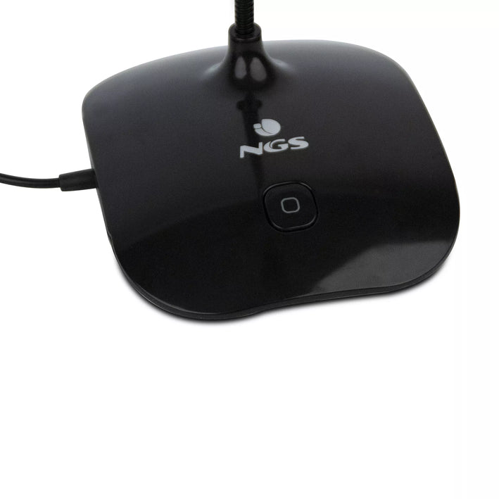 Microfon de birou NGS MS115 3.5 mm 1.5m gat metalic flexibil negru