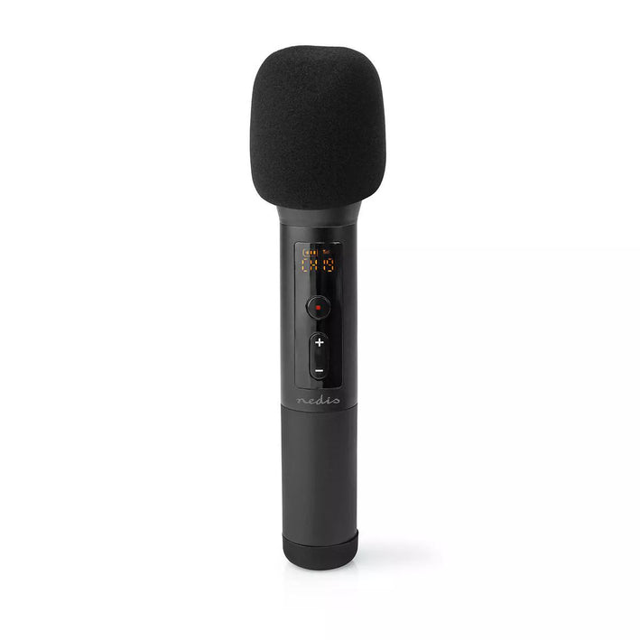 Microfon wireless Nedis 20 de canale 10 ore autonomie receptor negru