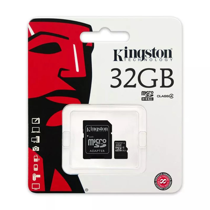 MicroSD Card 32GB Clasa 4 cu SDHC adaptor Kingston