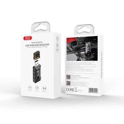 Modul USB Transmitator FM + suport apel hands-free + suport card micro SD si Bluetooth v5.3 GSM180217 XO BCC16