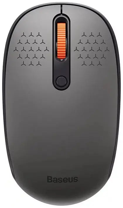Mouse Baseus B01055503833-00 wireless 2.4GHz si Bluetooth optic 800/1200/1600dpi butoane/scroll 3/1 gri