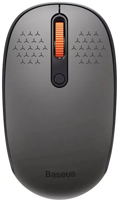 Mouse Baseus B01055503833-00 wireless 2.4GHz si Bluetooth optic 800/1200/1600dpi butoane/scroll 3/1 gri