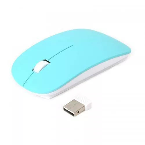 Mouse wireless USB 1000dpi albastru Omega