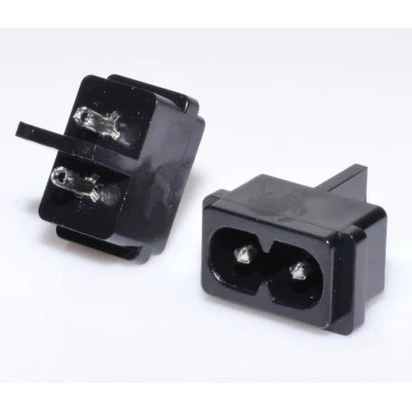 Mufa alimentare mama tip priza alimentare casetofon /EURO fixare pe panou IEC 60320 C8