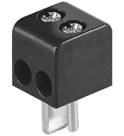 Mufa difuzor tata cu surub negru Goobay