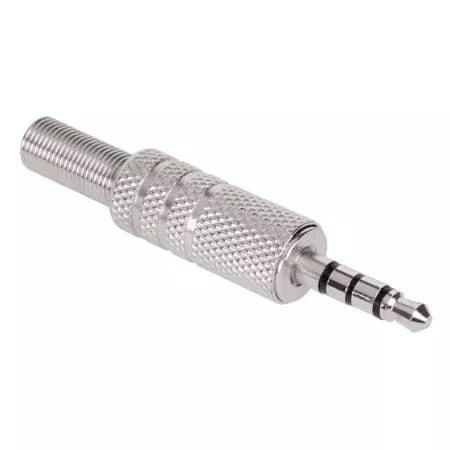 Mufa Jack 3.5 mm 4 pini 4 contacte tata din metal Goobay