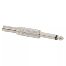 Mufa JACK 6.3 mm mono tata cu protectie cablu