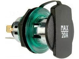 Mufa mama bricheta auto x1 20A 12÷24VDC PRO CAR 68140820